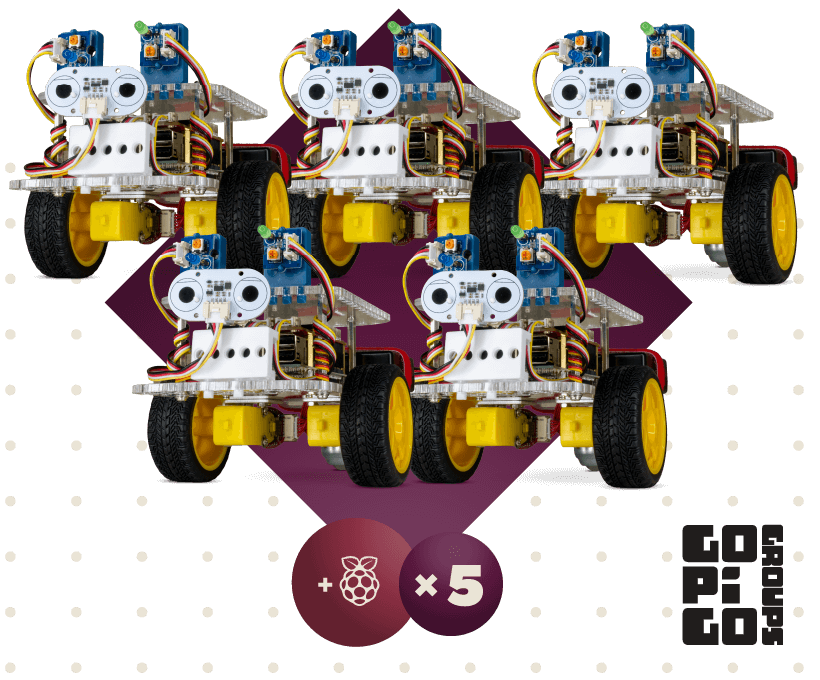 GoPiGo for Groups - perfect for educators - Raspberry Pi robot kit