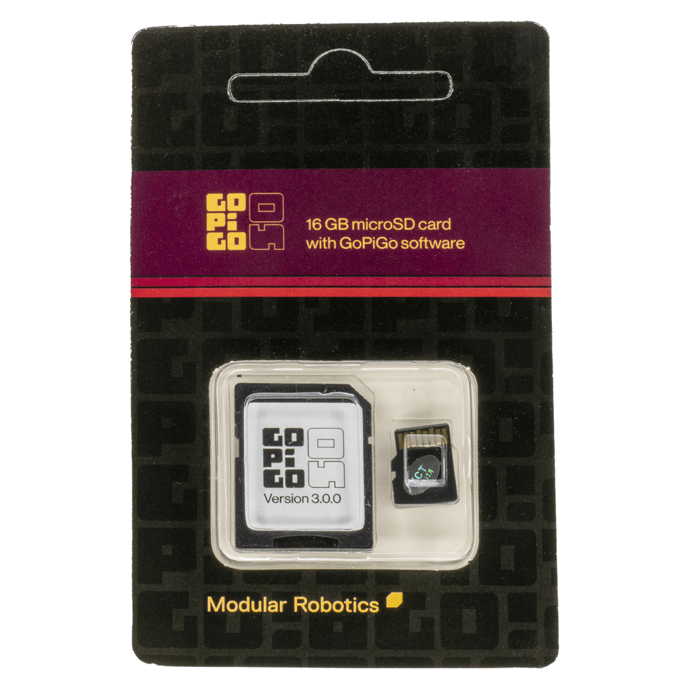 GoPiGo OS microSD card.
